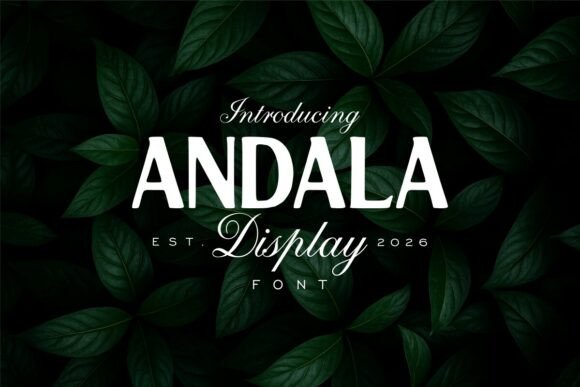 Andala Font: A Modern Serif-Sans Hybrid for Web Design