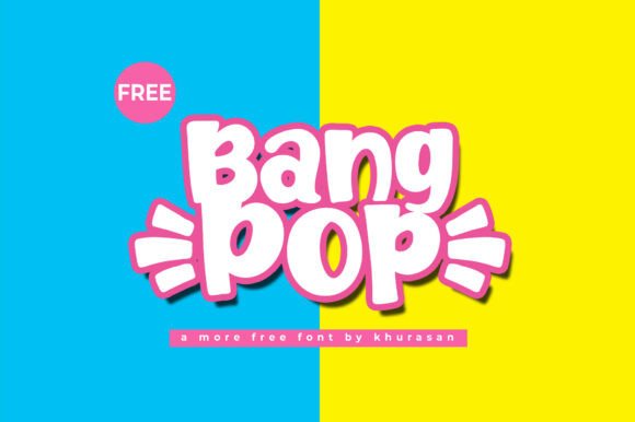 Bangpop Font: Bold Comic Style for Makers