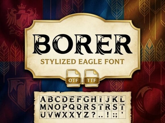 Borer: The Majestic Display Typeface for Bold Branding