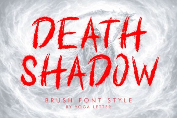 Death Shadow Font for Modern Craft Designs