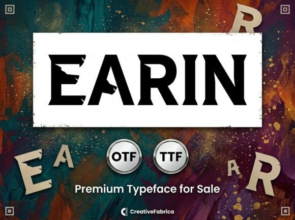 Earin: A Bold Display Typeface for Impact