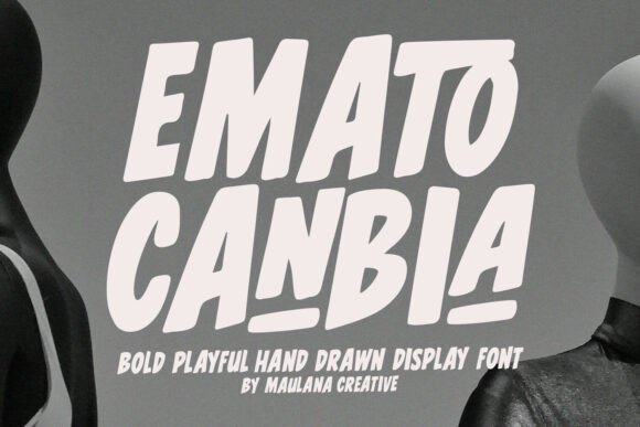 Emato Canbia Font for Bold Brand Identity