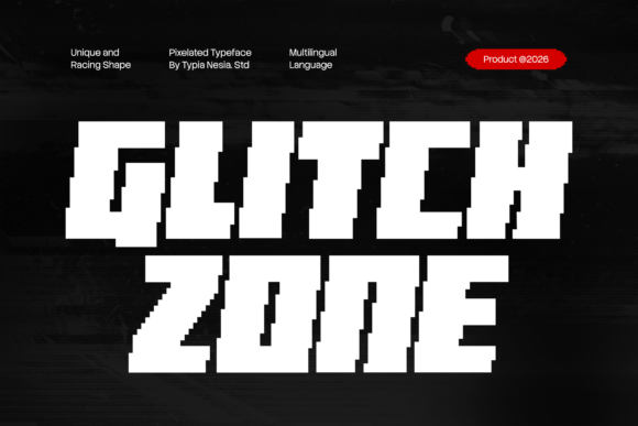 Glitch Zone Font for High-Energy Campaigns