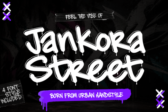 Jankora Street: Urban Display Font for Web Design