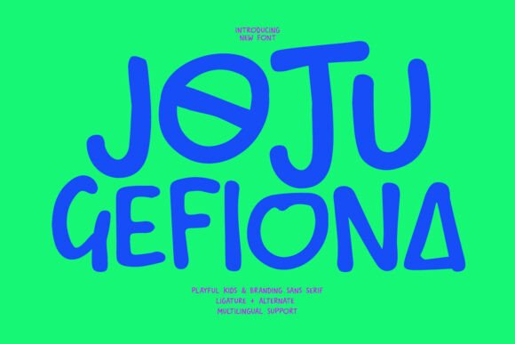 Joju Gefiona: A Playful Display Typeface Review