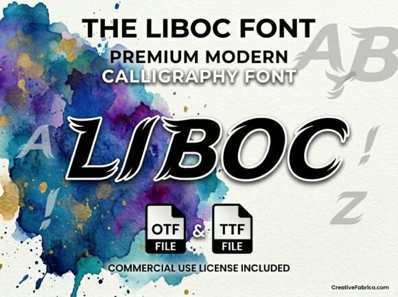 Liboc: A Premium Display Font for Crafters