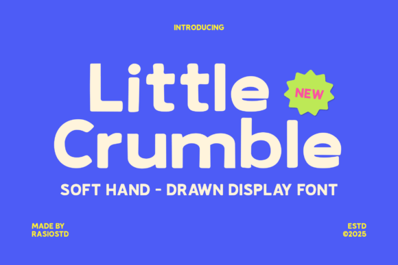 Little Crumble: A Friendly Display Font for Brands