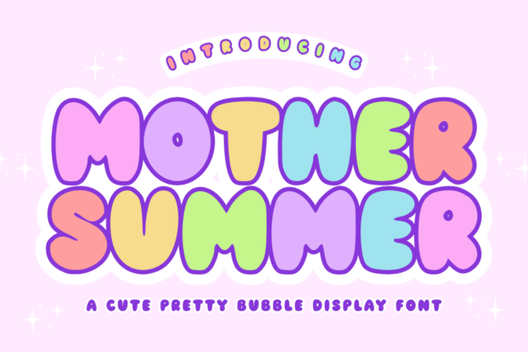 Mother Summer: A Nostalgic Display Font for Editorial Charm