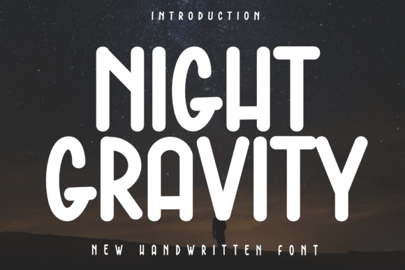 Night Gravity Font: Elegant Script for Designers