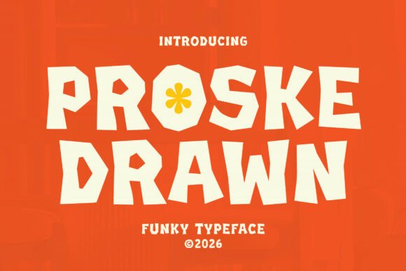 Proske: A Retro Display Font for Bold Web Design