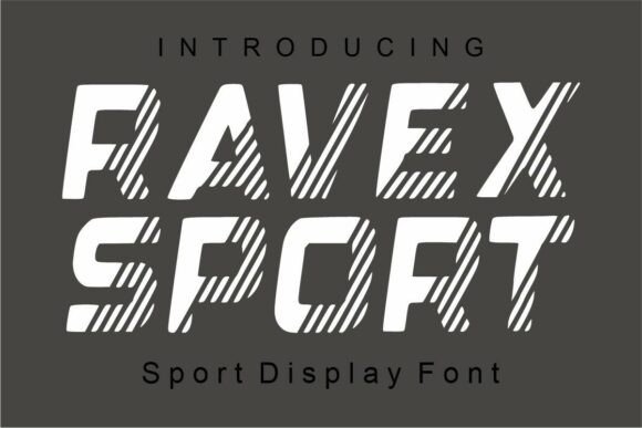 Ravex Sport: A Dynamic Display Font for Bold Editorial Design