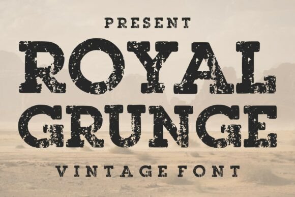 Royal Grunge Font: A Bold Display Typeface Review