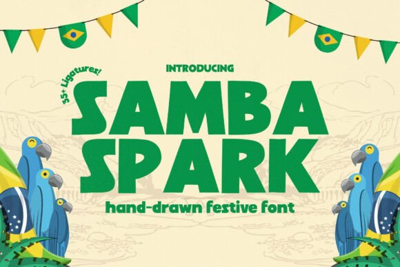 Samba Spark Typeface for Vibrant Web Design