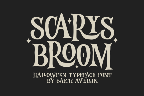 Scarys Broom Font for Handmade Branding