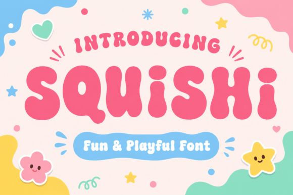 Squishi Font: Bold Display Type for Makers