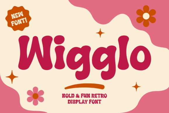 Wigglo: A Retro Display Font for Bold Editorial Design